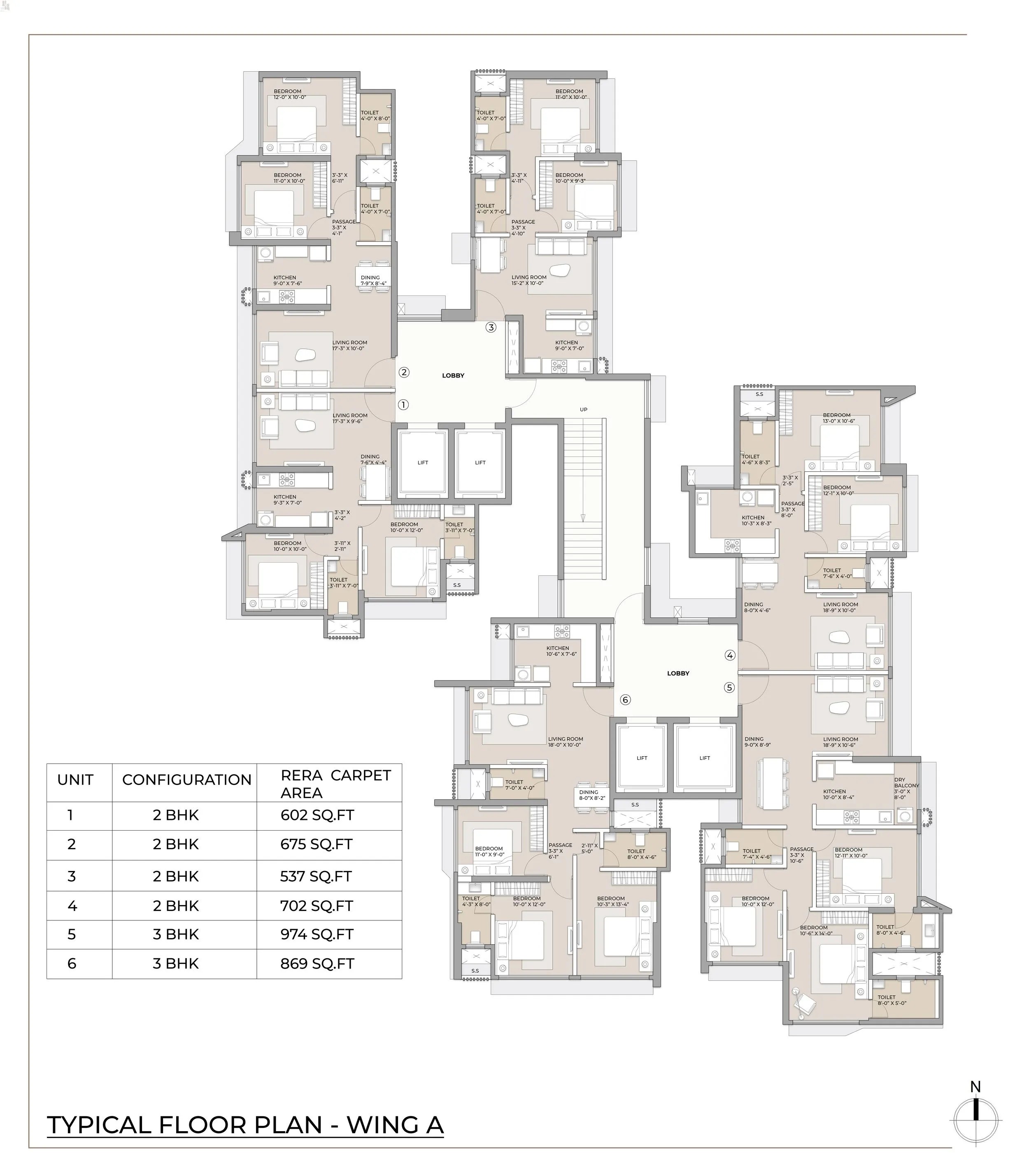 Arkade Aspire Floor plan 5